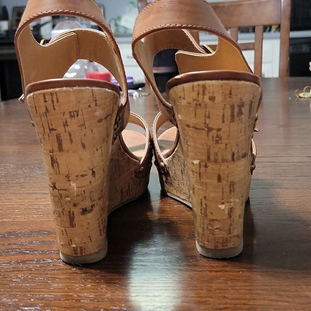 Mossimo Supply Co Cork Wedges size 9.5 - Picture 3 of 5